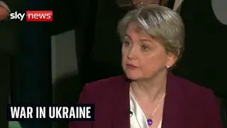 Foreign Secretary Yvette Cooper speaks on Ukraine panel at Munich Security Conference