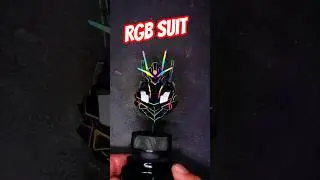 RGB Gundam Aerial #gundam #miniaturepainting #warhammer40k #rgb #tau #glow #paint #anime #40klore
