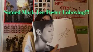 Unboxing SuperM Signed Poster: Mark Lee!!!