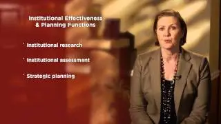 Institutional Effectiveness & Planning by Susan Ledlow