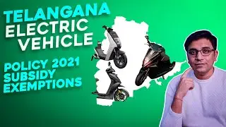 Telangana EV Policy 2021 for Electric Scooters & Cars - No Road Tax & Registration Fees ➡ JustEV
