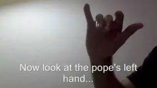Pope Benedict XVI AntiChrist Sign