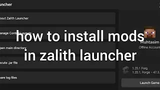 how to install mods in zalith launcher | MC Java Mobile #Minecraft #minecraftmodded