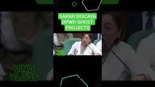 SARAH DISCAYA DPWH GHOST PROJECTS #floodcontrol #flood #dpwh #fyp #shorts #trending #viralvideos