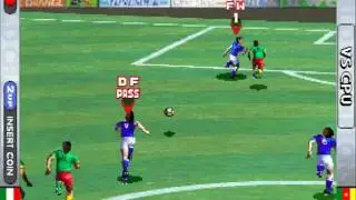 Versus Net Soccer ~1996 Konami dual screen~ Arcade MAME vsnetscr