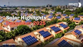 Solar Highlights December 2025 : India&rsquo;s solar landscape sees steady progress.