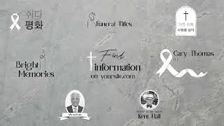 Funeral Titles &ndash; Free After Effects Template (No Plugins)