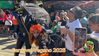 El Vegano y Cibao TV Show Exploran el Carnaval Vegano 2025 tercera salida de Los Diablos 😈 Cojuelos