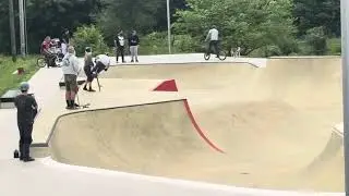 Reading skatepark BMX run