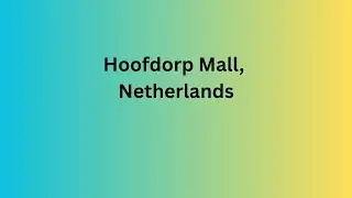 Toolenburg Mall &ndash; The Heart of Local Shopping #shopping #amsterdam #europe #ashortaday 