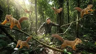 Life in the Wilderness | Wild Hedgehog Hunting Skills, Processing Meat and Survival Living