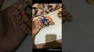 Raw silk bangles