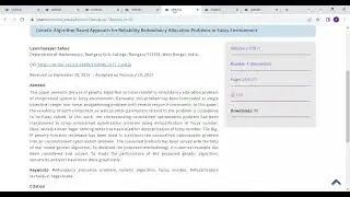 Volume 2, No. 4, 2017, IJMEMS