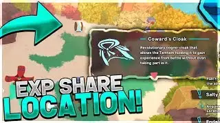 WHERE TO FIND EXP SHARE IN TEMTEM & LEVEL UP FAST! COWARD'S CLOAK LOCATION! | TEMTEM GUIDE
