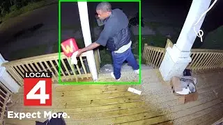 Fire investigators search for man setting home on fire on Detroit's east side