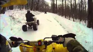 Banshee crash in snow