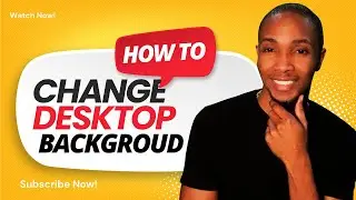How to Change Desktop Background