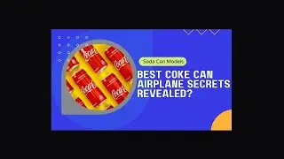 Best Coke can airplane secrets revealed! #diy #diyhomedecor #topgun
