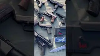 A good selection of Resident Evil 4 Guns , stranger..