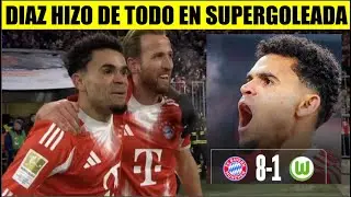 LUIS DIAZ BRILLANTE HOY en SUPERGOLEADA 8-1 CASI TRIPLETE ASISTENCIA HIZO DE TODO