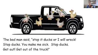 The Bad Man and the Ducks Decodable Reader for digraph ck