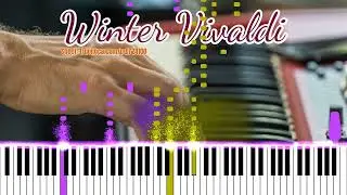 Winter Vivaldi - Piano tutorial with PDF