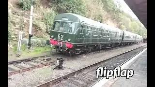 Осенняя вечеринка на тепловозах Severn Valley Railway (повсеместно с вагонами 37-го класса) и кор...