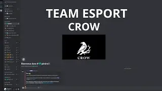 🎉Presentation de mon serveur esport CROW🎉(recrutement de Staff)
