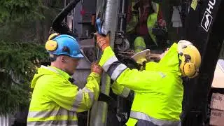 Kauan kaivatut katuvalot Haapanokantie Haukipudas Siikasaari street lights - सड़क की बत्तियाँ