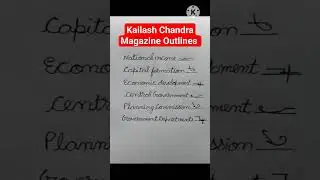Kailash Chandra Magazine Outlines # SSC# Stenographer # Viral # ytshorts