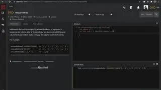 Codewars || Unique In Order || JavaScript || Code Challenge