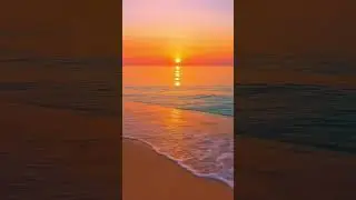 Golden Serenity: Sunset Waves to Soothe Your Soul