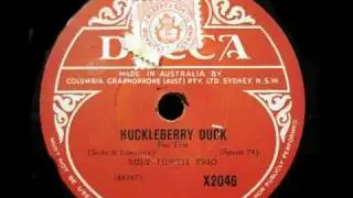 78rpm Restoration - Milt Herth Trio - Huckleberry Duck