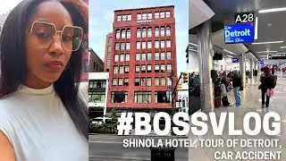 Entrepreneur Vlog: Travel to Detroit, Car Accident, Shinola Hotel Tour