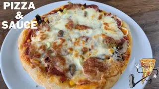 Easy Pizza Recipe Tutorial | طريقة تحضير البيتزا في البيت