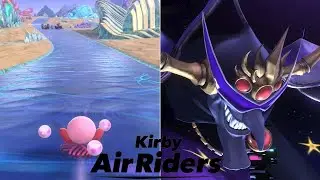 Kirby Air Riders Road Trip Mode Walkthrough 100% HD - 5 D. Superhighway and Crystal-Clear Crossing