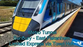 Journey: Sunbury - East Pakenham via Town Hall Limited Express (HCMT)