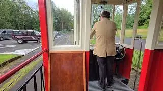 VANGUARD TRAM 619, BLACKPOOL & FLEETWOOD, HERITAGE TRAM, REPLICA TRAM, HEATON PARK TRAMWAY