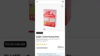 Kalendarz Fluff x Sweet Factory Store #kalendarzeadwentowe #rossmann #kosmetyki