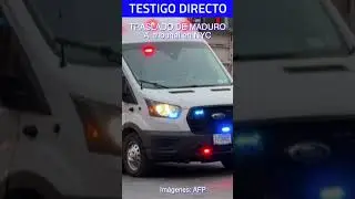Traslado de NICOL&Aacute;S MADURO a TRIBUNAL en Nueva York
