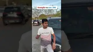 Scorpio vs XUV 700😂 #comedy