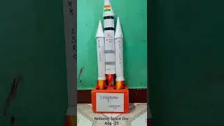 chandrayaan-3 Drawing & 3D model/National space day school project, CH.P.T School