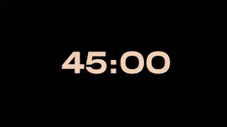45 Minute Timer | Timecraft