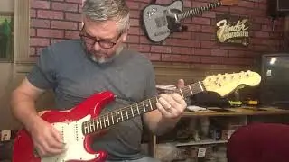 Relic Strat Style Electric Guitar with Fender Tex Mex pickups by Nate's Relic Guitars