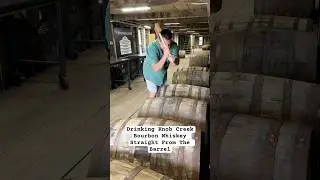 Виски Knob Creek Bourbon прямо из бочки #бурбон #виски