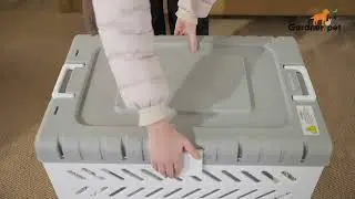 From Flat to Ready in Seconds | Foldable Dog Crate
