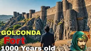 Exploring Golconda Fort: The Hidden Gems of Hyderabad, India 🇮🇳
