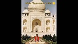 Princess Diana sits alone at Taj Mahal in India 1992🥺💔#ladydiana