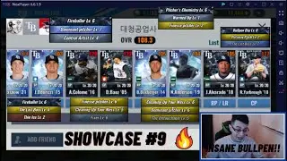 MLB 9 INNINGS 21: Team Showcase #9! INSANE Bullpen!! 4 LEGEND Skills!!!