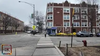 Chicago Ravenswood 4K Walk | Tree-Lined Streets & Local Vibes